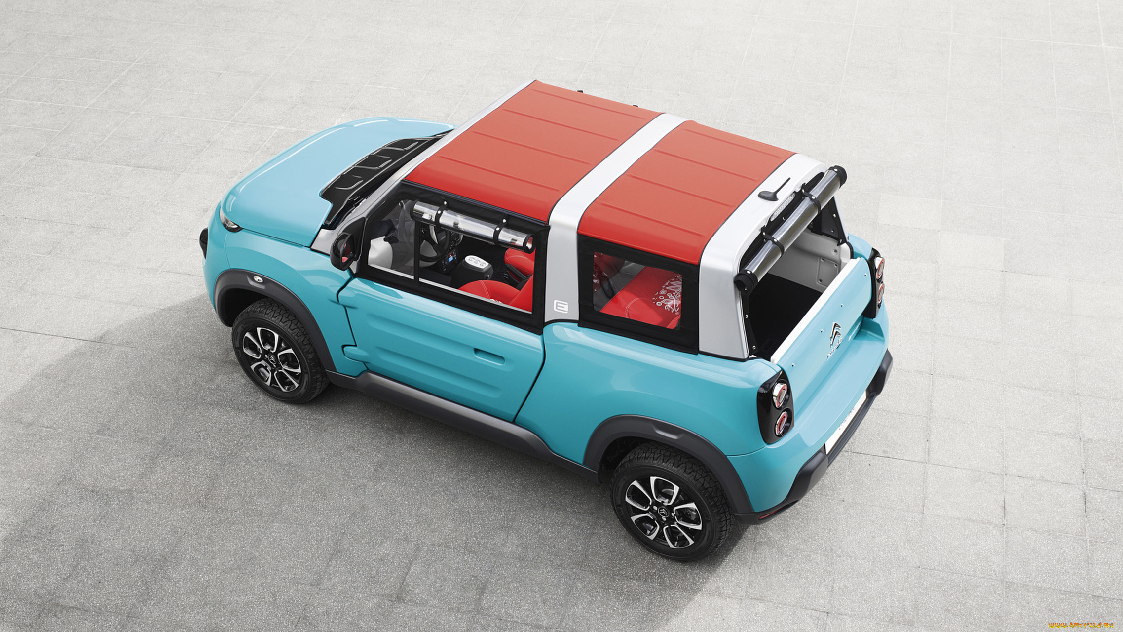 citroen e-mehari blue 2017, , citroen, ds, 2017, blue, e-mehari
